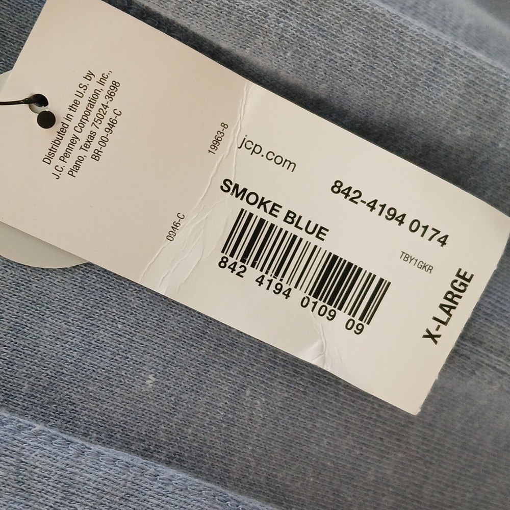 Blue Hooded Sweatshirt NWT - Picture 3 of 8